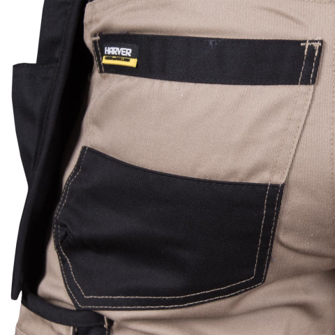 Krótkie spodnie robocze HARVER - Idealne do prac letnich, wygodne i trwałe L.HOLLMAN