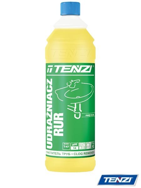 Płyn do Udrażniania Rur – Rozpuszcza Zanieczyszczenia Organiczne 1 L TENZI