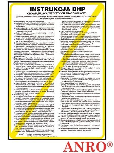 ZNAK BEZPIECZEŃSTWA ANRO