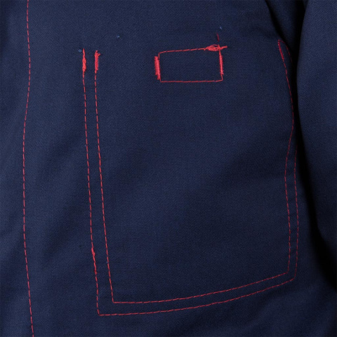 Bluza robocza antyelektrostatyczna ESD - z kieszeniami, zapinana na napy REIS