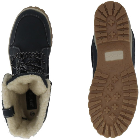 Ciepłe damskie trzewiki zimowe IGLOO - Idealne na zimę REIS