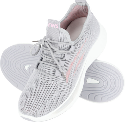 Buty damskie sportowe CORA - wsuwane, sznurowane, podeszwa PVC REIS