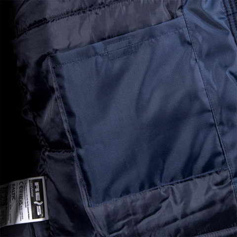 Kurtka robocza zimowa BALTIC - wiatro- i wodoodporna, 4 kieszenie REIS