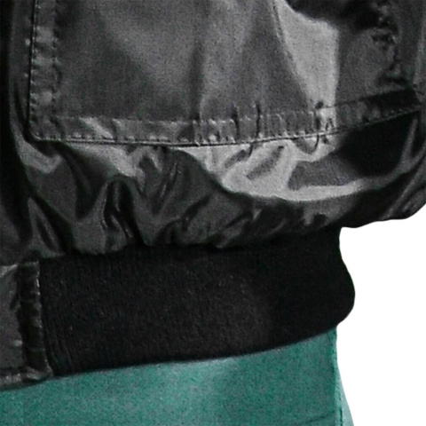 Kurtka zimowa BOMBER dla firm ochroniarskich z kołnierzem z kożuszka REIS