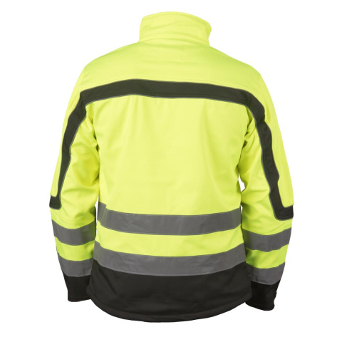 Męska kurtka Softshell z odblaskami - wiatro i wodoodporna REIS