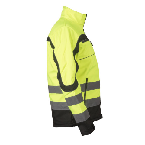 Męska kurtka Softshell z odblaskami - wiatro i wodoodporna REIS
