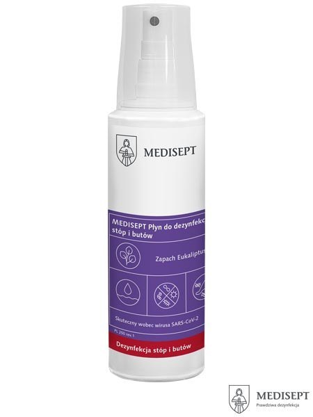Płyn do Dezynfekcji Stóp i Obuwia MEDISEPT (250 ml) – Skuteczny Przeciw Grzybicy i Wirusom MEDISEPT