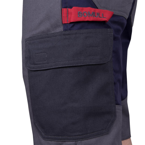 Krótkie spodnie robocze BOMER z kieszeniami i uchwytem na młotek REIS