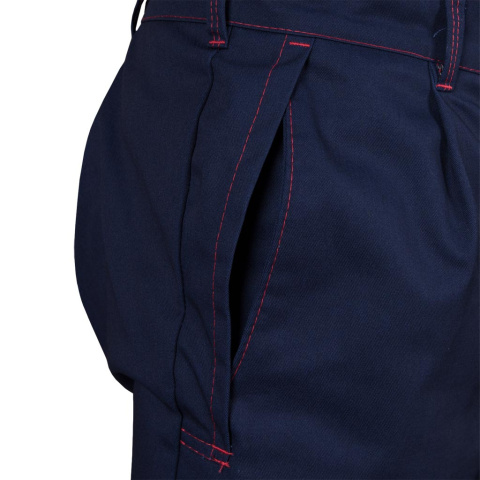 Spodnie ochronne antyelektrostatyczne ESD - do pasa, poliester/bawełna REIS