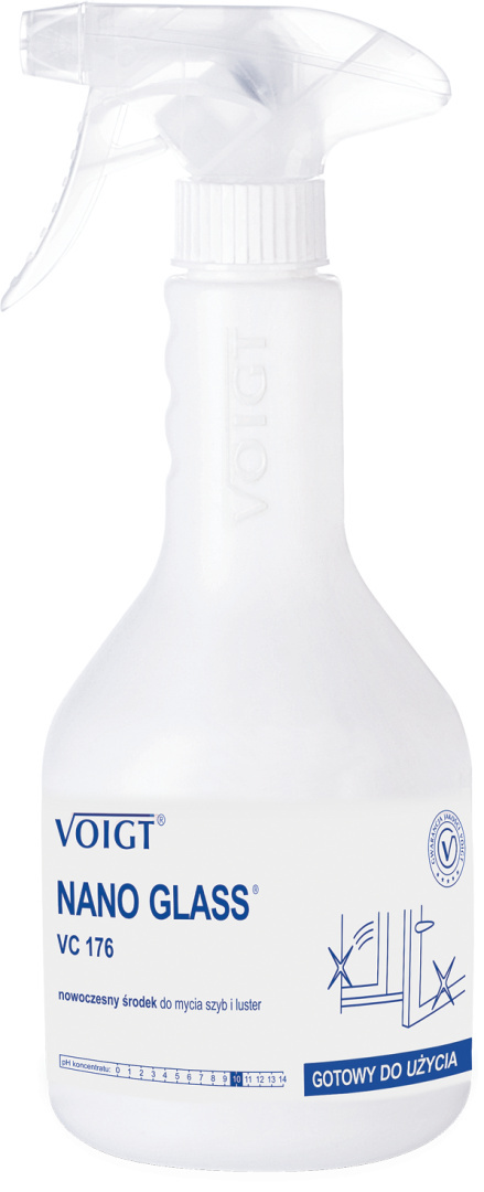 NANO GLASS VC 176 - Płyn do szyb i luster, nanotechnologia, 600 ml VOIGT