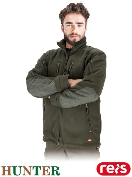 Męska Bluza Taktyczna Polarowa – Wiele Kieszeni, Regulowane Rękawy i Dół REIS