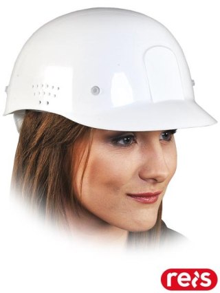 Hełm Przemysłowy Lekki HDPE, z Daszkiem, z Regulacją, EN812 REIS