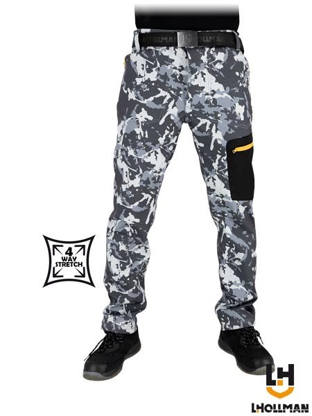Męskie Spodnie Softshell – Swoboda Ruchu i Ochrona w Terenie L.HOLLMAN