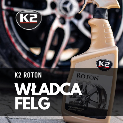 Płyn do mycia felg ROTON 700ml KRWAWIĄCE FELGI K2
