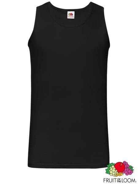 Koszulka męska Athletic Vest – 100% Bawełna, bez rękawów i szwów FRUIT OF THE LOOM