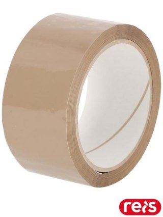 Taśma Pakowa Hot-Melt – Szerokość 48 mm, do Paczek o Średniej Wadze REIS