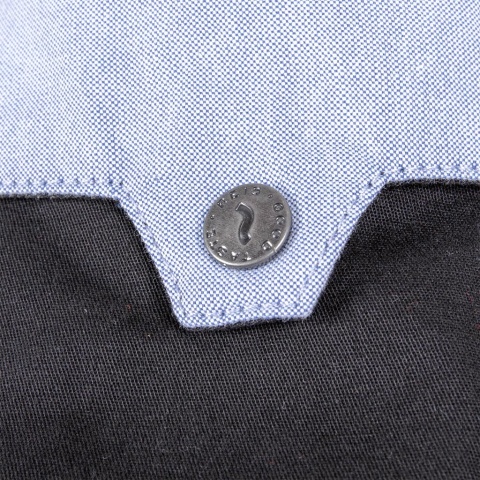 Męska Bluza Kucharska Bawełniana – Krótki Rękaw z Wentylacją i Funkcjonalnymi Kieszeniami REIS