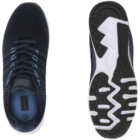 Buty Sportowe TEAM z Dzianiny Tekstylnej – Lekkie, na Podeszwie EVA REIS