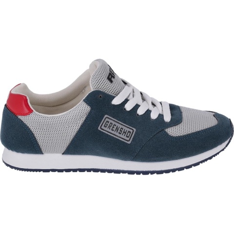 Buty Sportowe CITY – Lekkie Półbuty ze Skóry Syntetycznej i Siateczki REIS