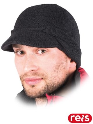 CZAPKA OCIEPLANA OCHRONNA Z DASZKIEM REIS
