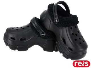 Klapki Ocieplane COZY | Pasek na Piętę | Gruba Podeszwa | EVA REIS