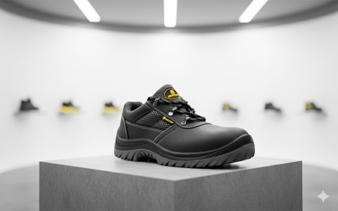 Półbuty robocze S3 rozm. 43 z metalowym podnoskiem i wkładką antyprzebiciową – antypoślizgowe MONTER