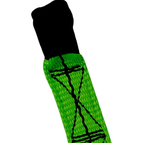 Linka Bezpieczeństwa z Hakiem Zatrzaskowym – 1,5 m, z Pętlami Tekstylnymi, EN354 REIS