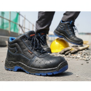 Trzewiki robocze BERGEN S1P rozm. 41 – skóra kruponowa, stalowy podnosek, wkładka antyprzebiciowa PROFUS