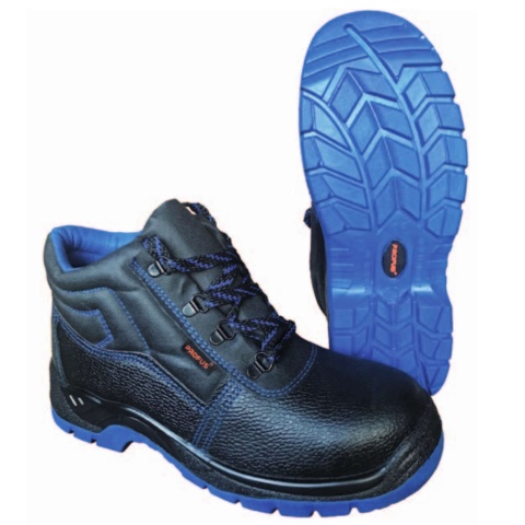 Trzewiki robocze BERGEN S1P rozm. 44 – skóra kruponowa, stalowy podnosek, wkładka antyprzebiciowa PROFUS