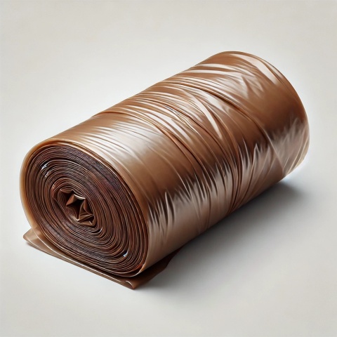 Worki na Bioodpady 240L – Brązowe, Wytrzymałe (10 szt.)