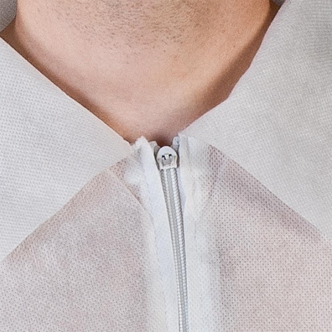 Bluza Polipropylenowa Długi Rękaw | Suwak | Jednorazowa | Medycyna, Kosmetyka, Spożywcza REIS