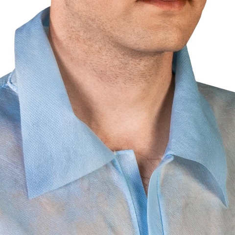 Bluza Polipropylenowa Krótki Rękaw | Jednorazowa | Medycyna, Kosmetyka, Spożywcza REIS