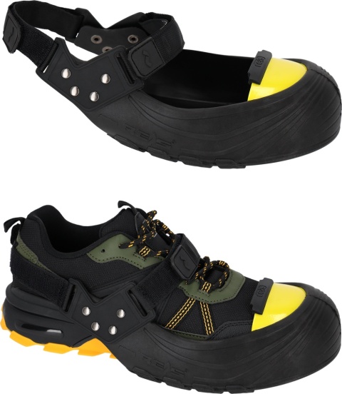 Nakładki Ochronne na Obuwie z Podnoskiem Stalowym 200J | Goście, Inspektorzy, Tymczasowi Pracownicy | Antypoślizgowe REIS