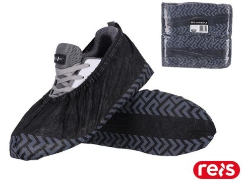Ochraniacze na Buty Jednorazowe z Włókniny | 100 szt. | Antypoślizgowe | 30g/m² REIS