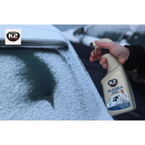 Odmrażacz do Szyb K2 ALASKA 700ml | Błyskawiczny, do -70°C | Z Nanocząsteczkami | Bezpieczny dla Lakieru/Gum | K2