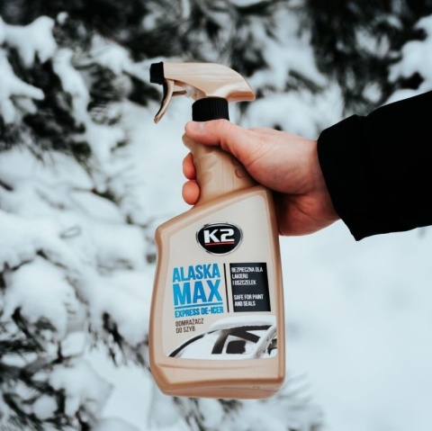 Odmrażacz do Szyb K2 ALASKA 700ml | Błyskawiczny, do -70°C | Z Nanocząsteczkami | Bezpieczny dla Lakieru/Gum | K2
