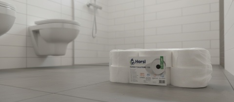 Papier Toaletowy 120 mb | 100% Celuloza | 2 Warstwy | Mega Rolka Horsi