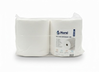 Czyściwo Papierowe 200mb | 100% Celuloza, 2W | Gigant Rolka | Ultra Chłonne | Przemysł, Gastronomia Horsi