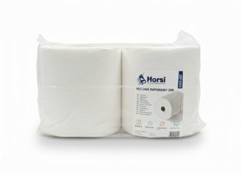 Czyściwo Papierowe 200mb | 100% Celuloza, 2W | Gigant Rolka | Ultra Chłonne | Przemysł, Gastronomia Horsi