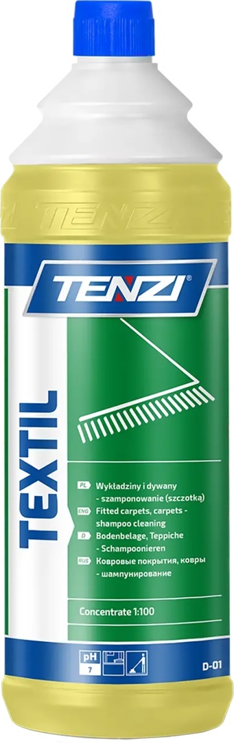 TEXTIL – Koncentrat do Prania Dywanów z Aktywną Pianą, 1 L i 5 L TENZI