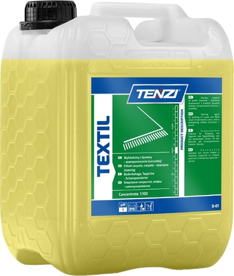 TEXTIL – Koncentrat do Prania Dywanów z Aktywną Pianą, 1 L i 5 L TENZI