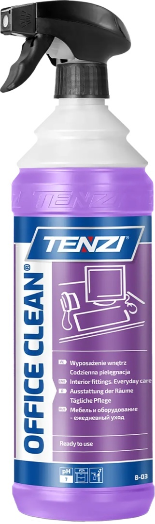 OFFICE CLEAN – Płyn do Mycia Mebli i Sprzętu Biurowego, 1 L i 5 L TENZI