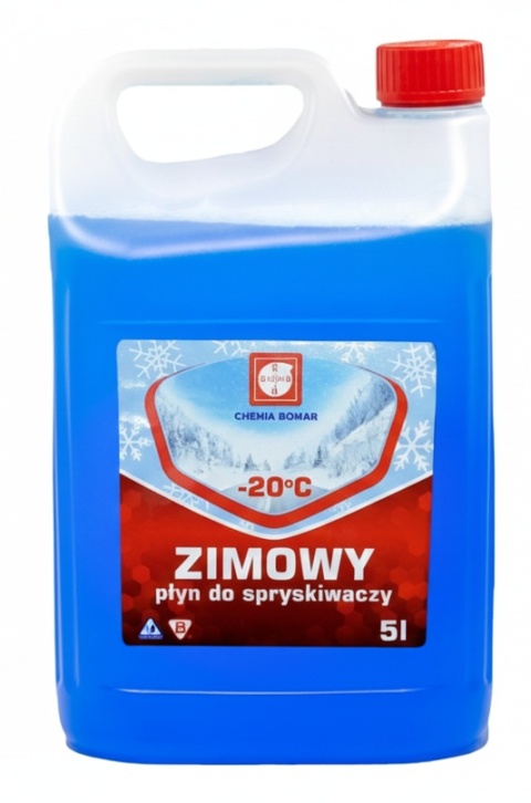 Zimowy Płyn do Spryskiwaczy -20ºC na bazie Metanolu | Bez Smug, Bezpieczny dla Lakieru/Wycieraczek