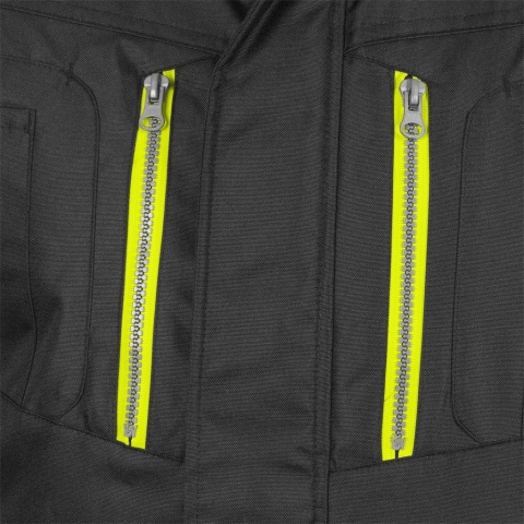 Bezrękawnik Ochronny Ocieplany | Kamizelka Robocza z Odblaskami | Wodoodporny PU L.HOLLMAN