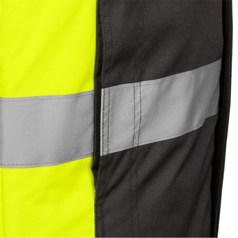 Bezrękawnik Ochronny Ocieplany | Kamizelka Robocza z Odblaskami | Wodoodporny PU L.HOLLMAN