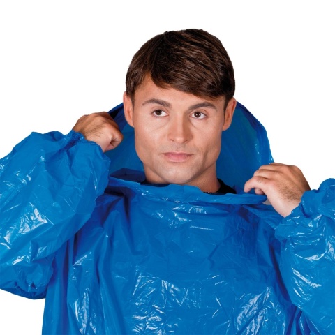 Płaszcz Przeciwdeszczowy z Kapturem 130 cm | EN343 | Ściągacze REIS