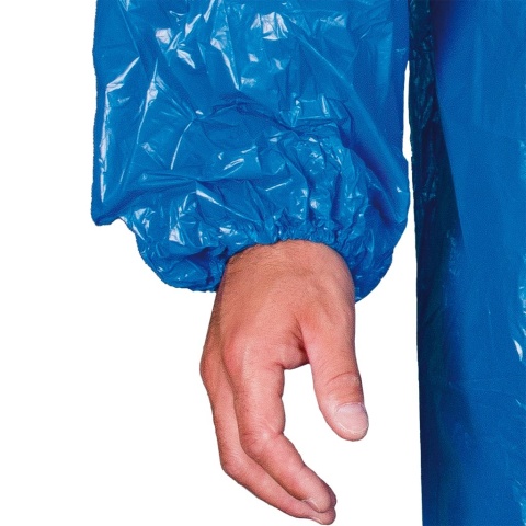 Płaszcz Przeciwdeszczowy z Kapturem 130 cm | EN343 | Ściągacze REIS