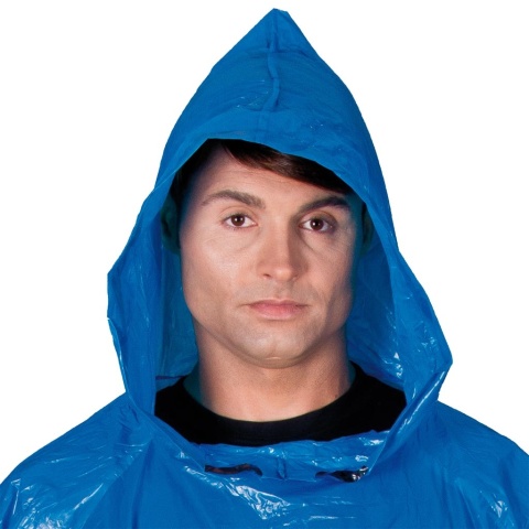 Płaszcz Przeciwdeszczowy z Kapturem 130 cm | EN343 | Ściągacze REIS