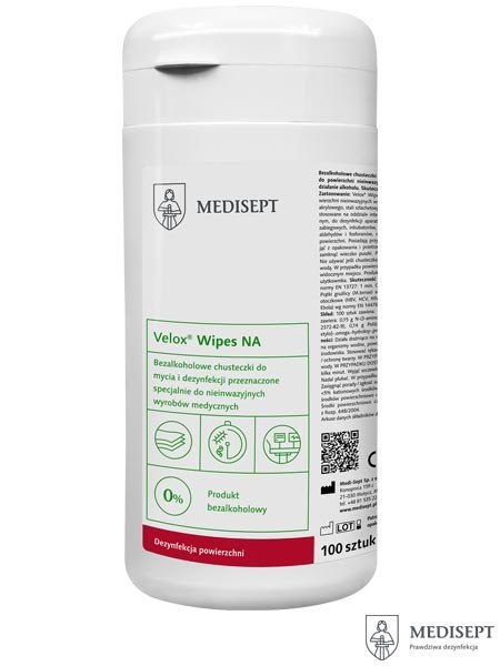 CHUSTECZKI DO DEZYNFEKCJI 8% VAT MEDISEPT