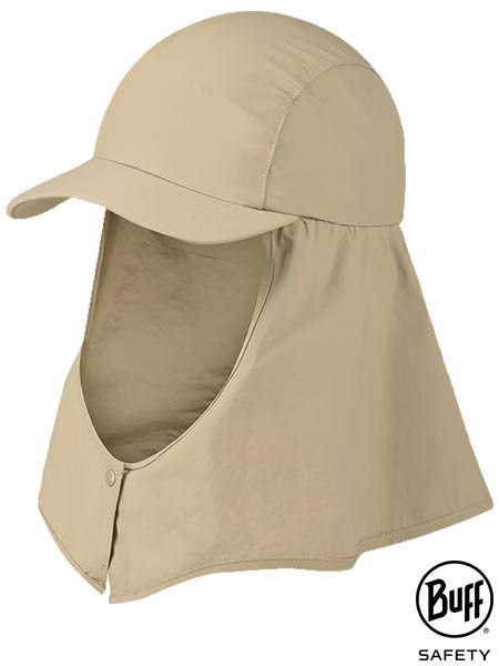 Czapka BUFF Safety Desert Cap | Osłona Karku | Filtr UV | Szybkoschnąca BUFF